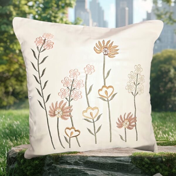 EMBROIDERED CUSHION COVER,,,