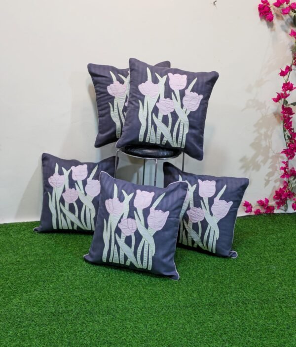 EMBROIDERED CUSHION COVER